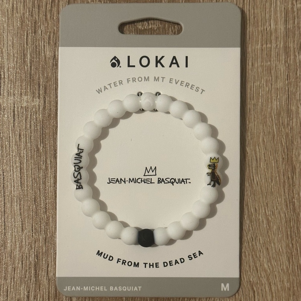 Lokai Bracelet Size Medium: Jean-Michel Basquiat Collection